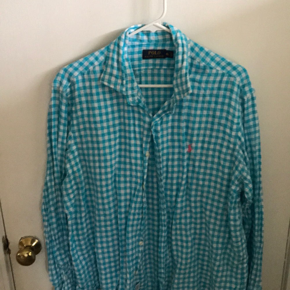RAlph Lauren Polo linen button down